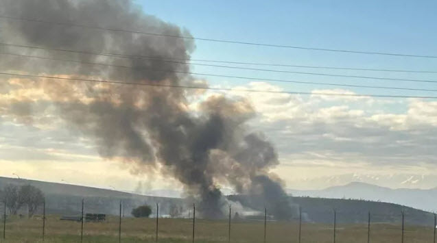 Атака беспилотника (БПЛА) на территорию университета спецназа в Чечне