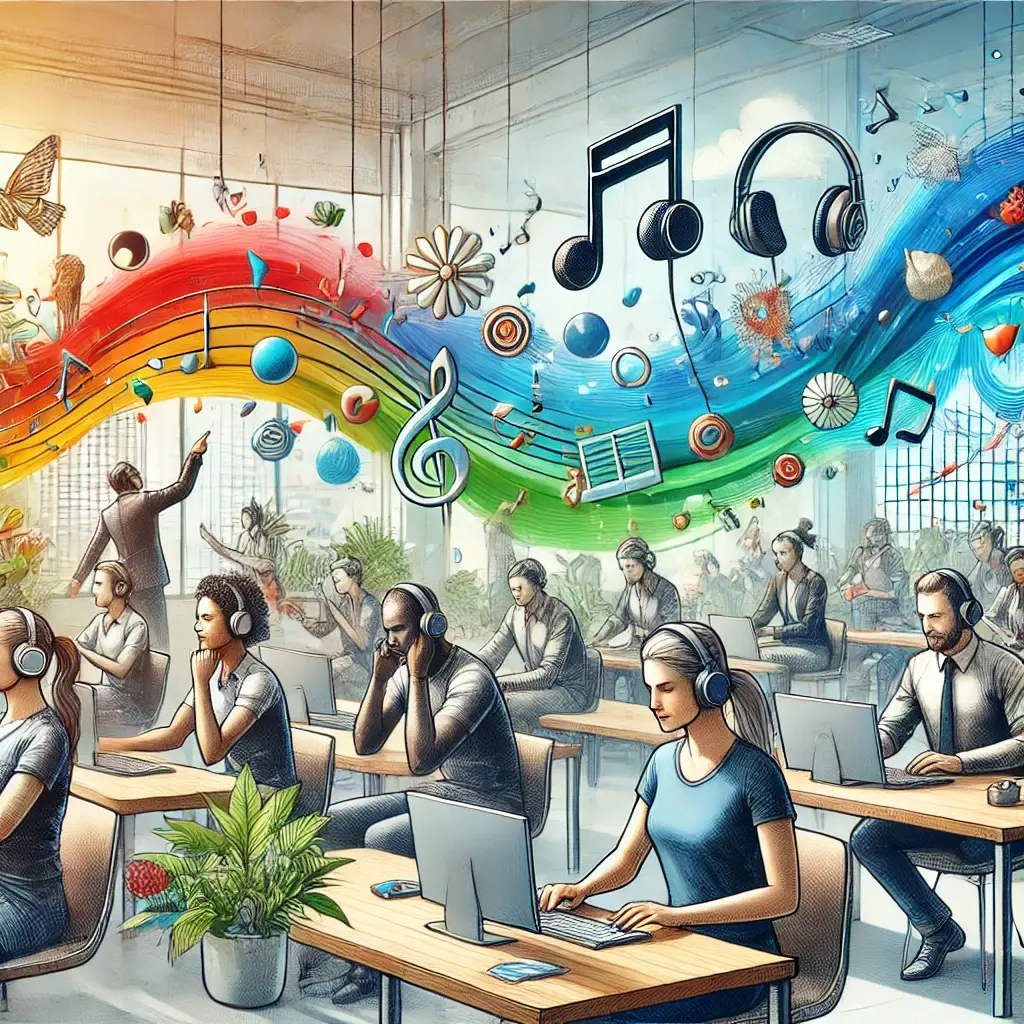 "Как музыка влияет на наше настроение и продуктивность на работе"