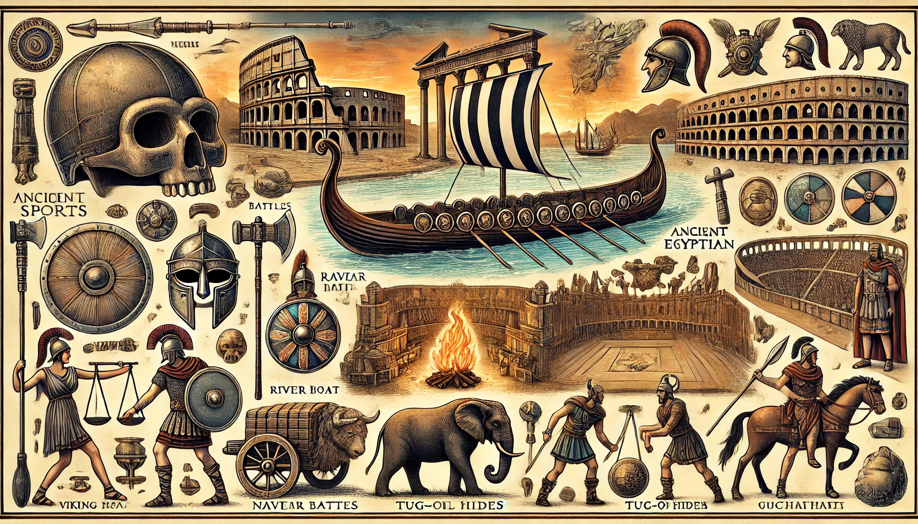 5 самых опасных видов спорта в древности.