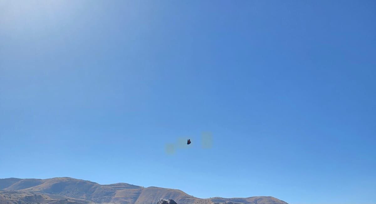 Мне кажется, я увидела либо Жнеца смерти, либо Непознанный летающий пакет