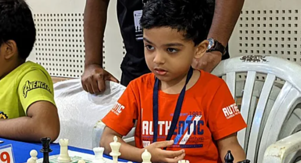 3-летний индийский шахматист - новый мировой рекорд!