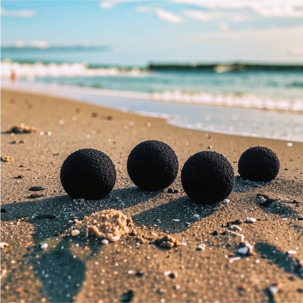 Обычные фекалии. Ученые выяснили происхождение таинственных черных шаров, из-за которых были закрыты пляжи в Австралии