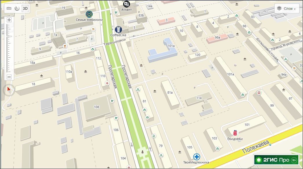 Необычная находка на карте Дубль-Гис