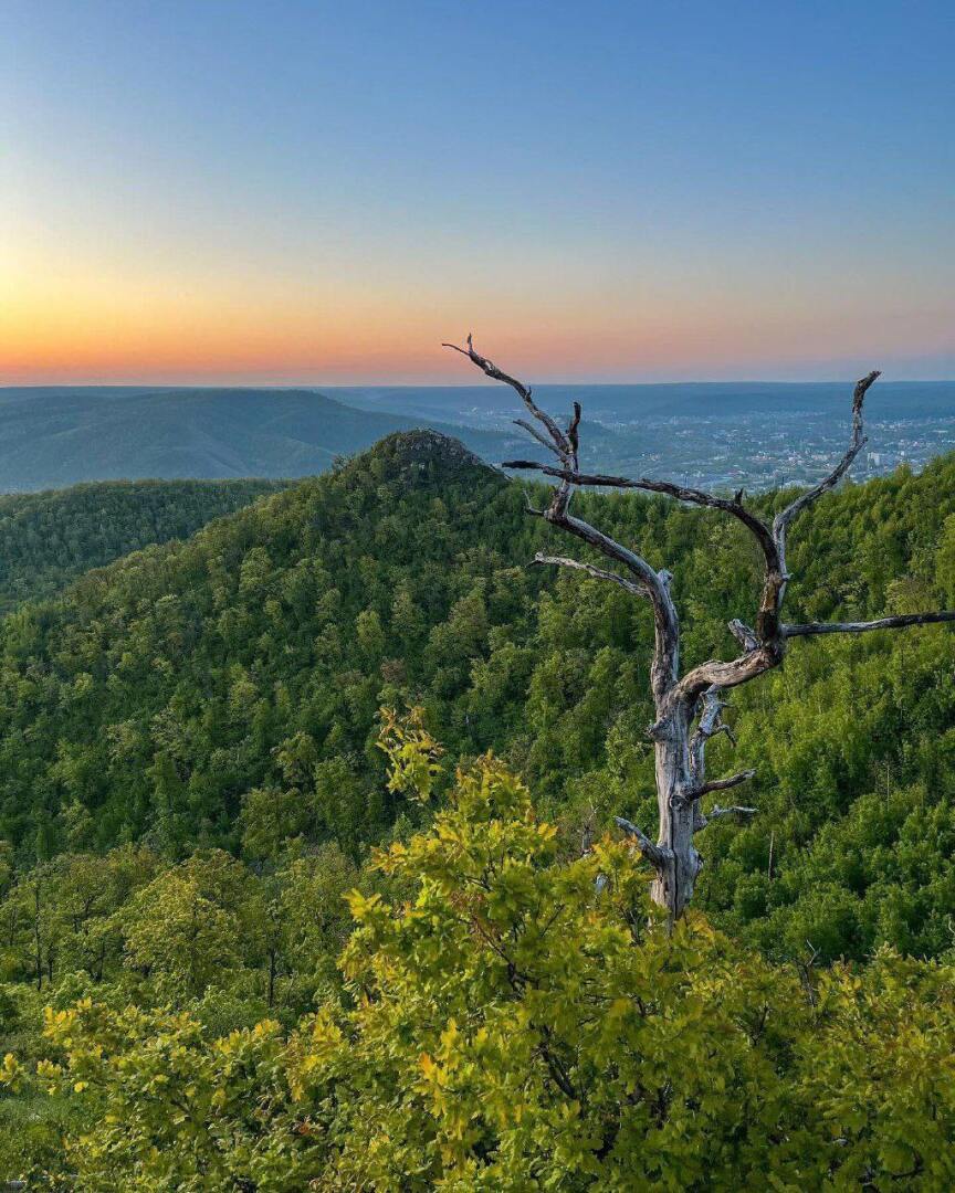 Великолепный восход солнца на Жигулевских горах