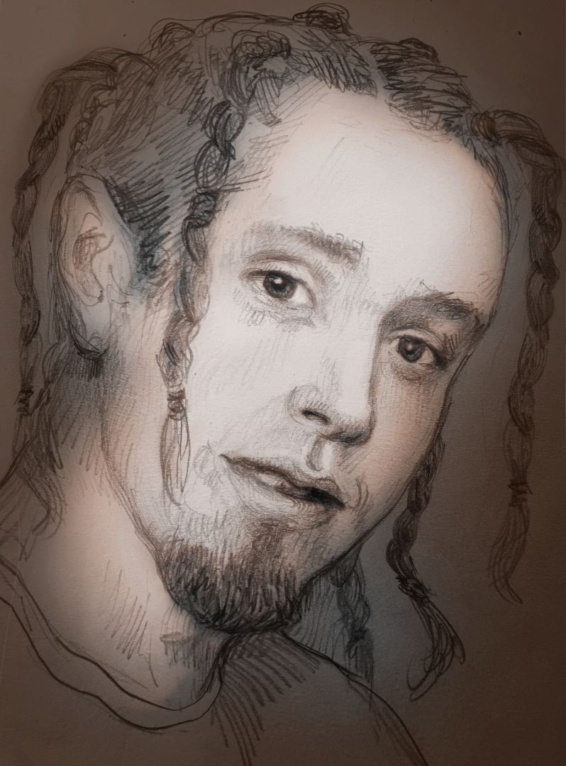 Как мне подарили портрет одного из самых любимых мною музыкантов: мечты юности должны сбываться! Авторский материл