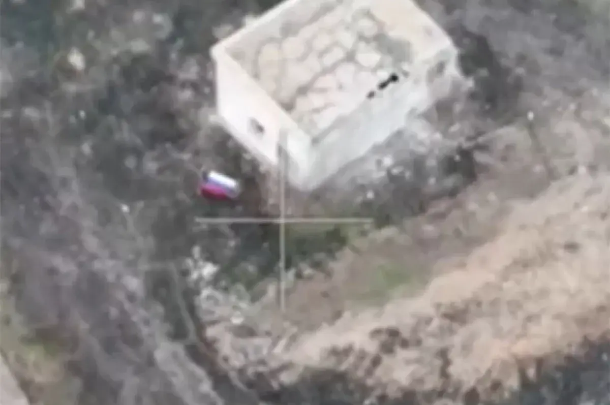 Флаг РФ взвился над городом Курахово.