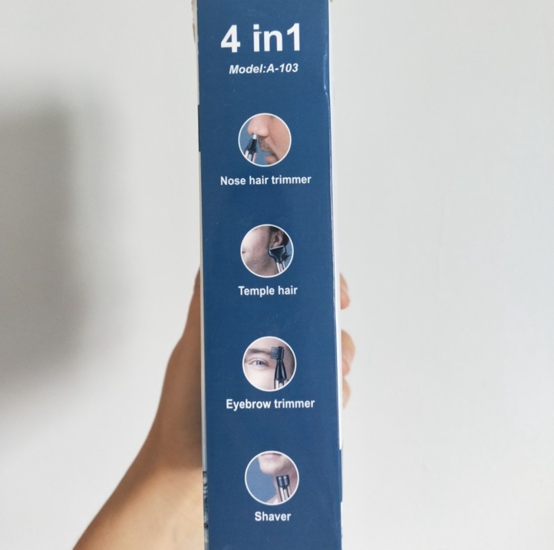 Триммер для носа, ушей, бороды. 4 в 1. Модель А-103. Почти бесполезный прибор.