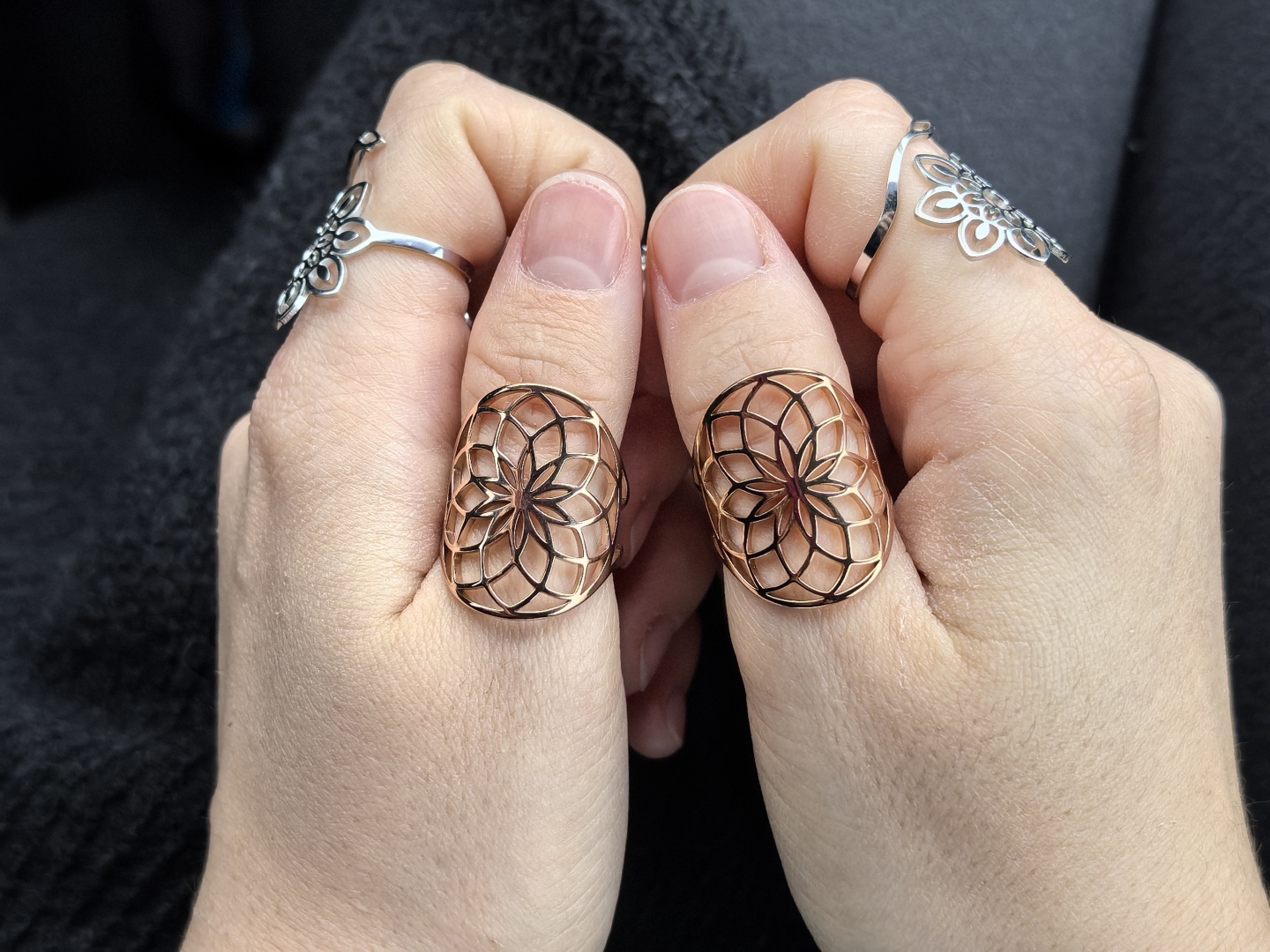 Сакральная природная геометрия в кольце 💍 Излучает свет и позитив 🔆