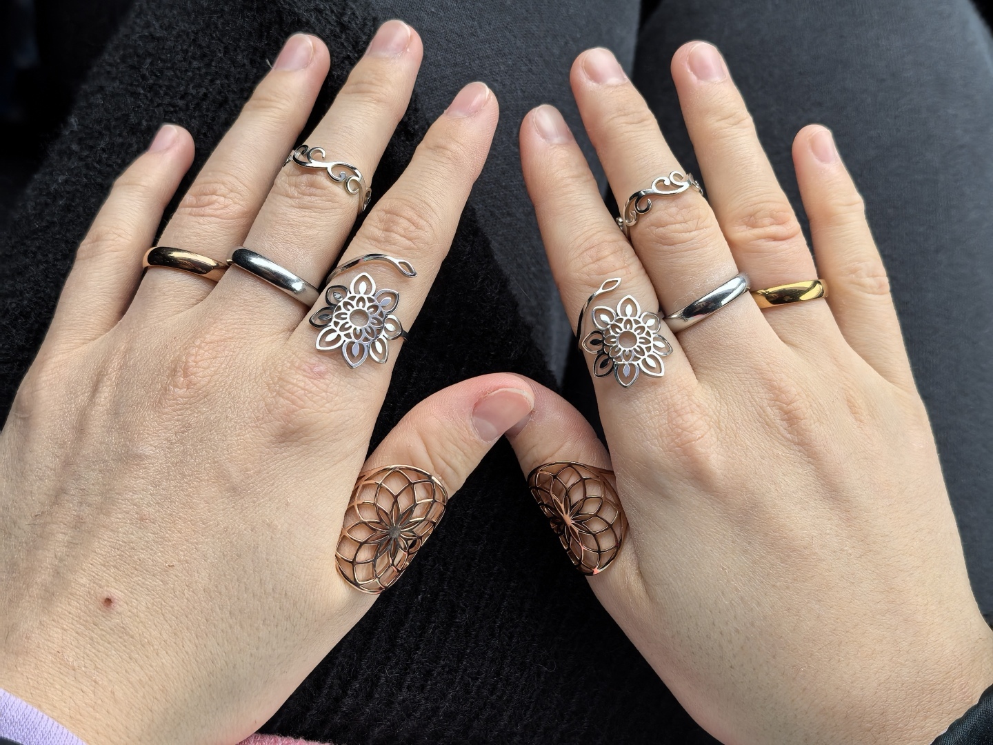 Сакральная природная геометрия в кольце 💍 Излучает свет и позитив 🔆