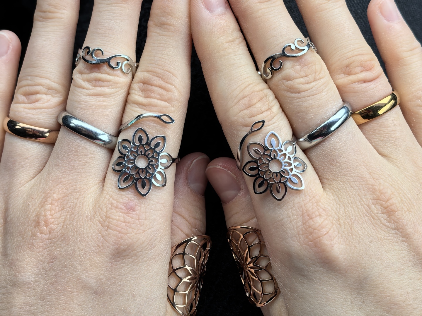 Нереально красивое кольцо с изменяемым размером 💍Дешёвое и супер качественное 🐱