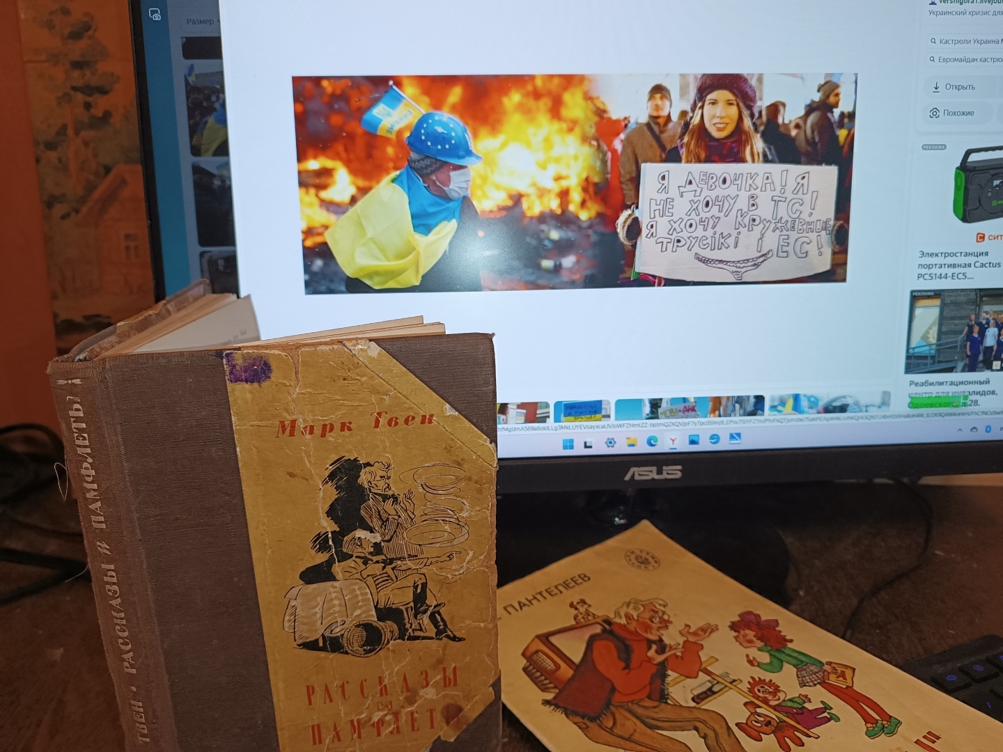 Книжки с полки и журналистика / Марк Твен «Журналистика в Тенесси»/