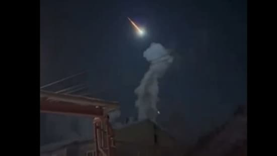 Астероид в Якутии, незабываемое зрелище!