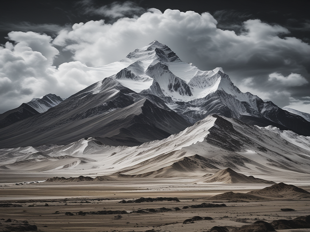 В Тибете существует гора, которая никогда не теряет своей формы