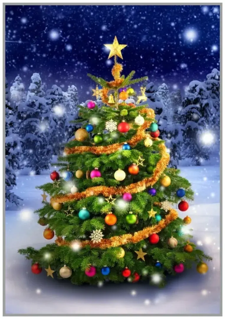 Новогодняя елка 2025 года. Модные цвета и украшения.