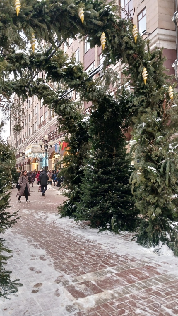 Прогулка по новогодней Москве