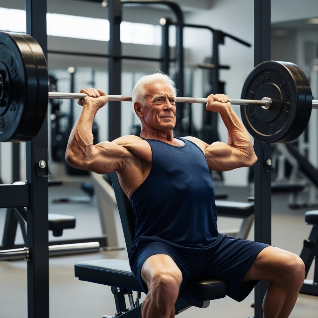 В 84 года у него пресс как у 30-летнего!