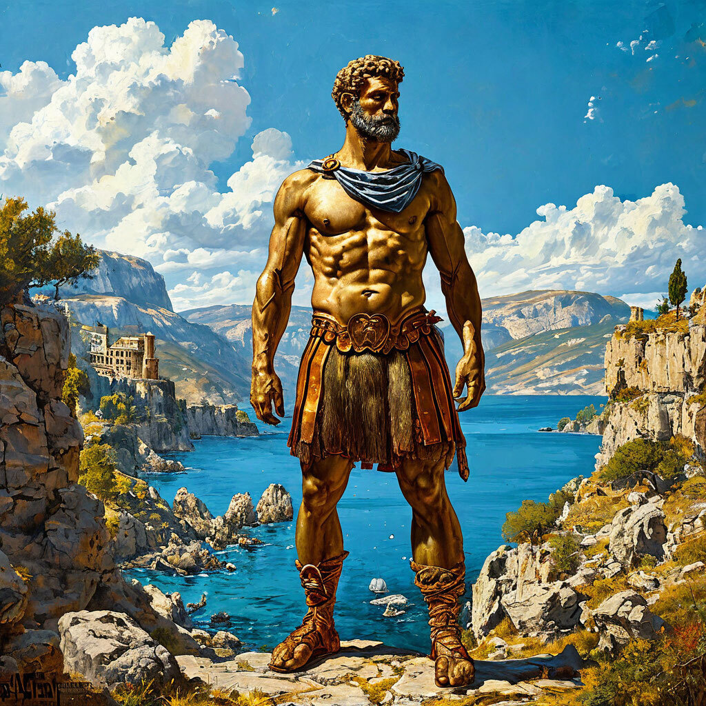 Колосс Родосский, гигант древности