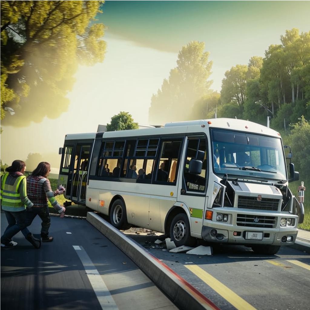 На юго-западе Москвы произошло столкновение маршрутного такси с автобусом
