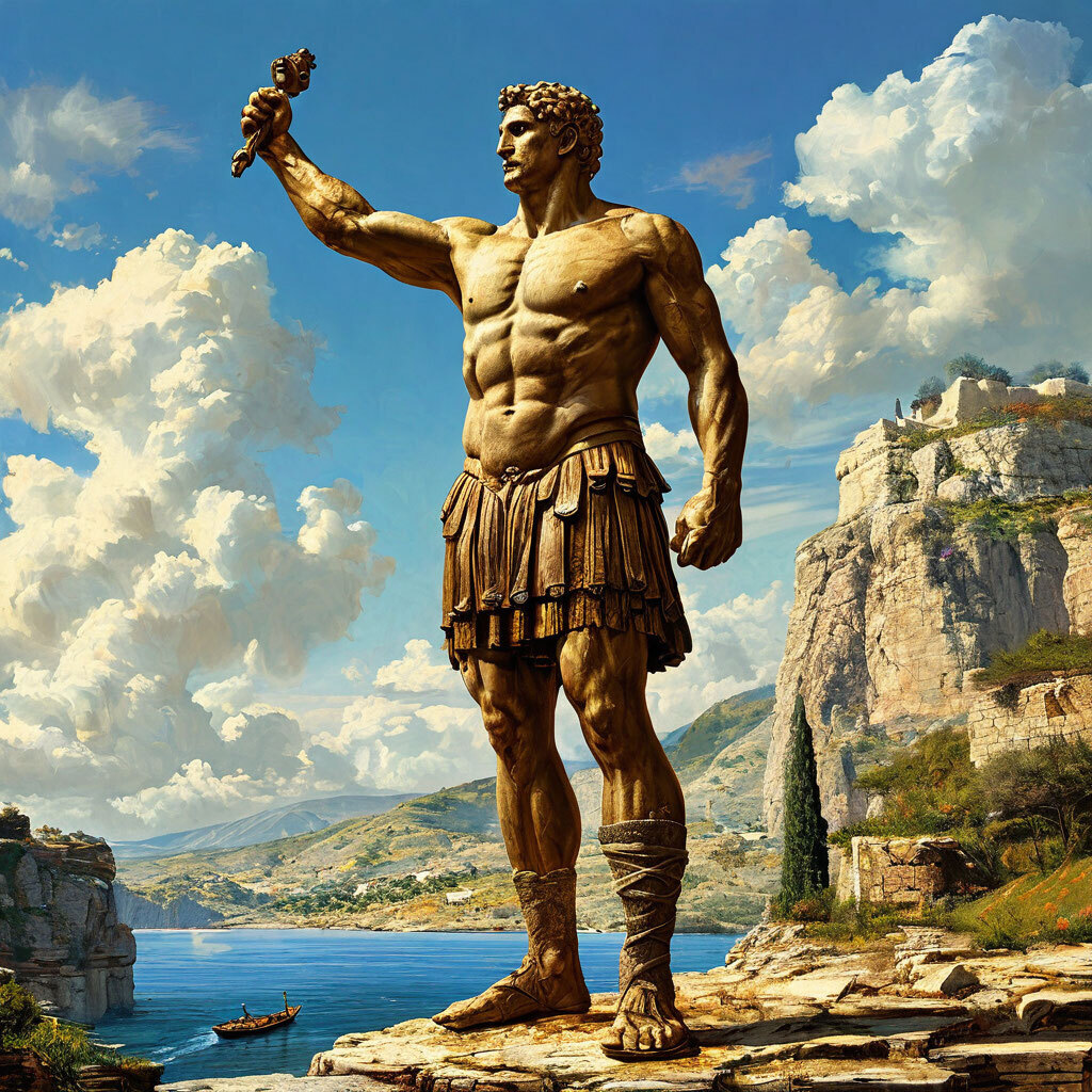 Колосс Родосский, гигант древности (часть 2-я)