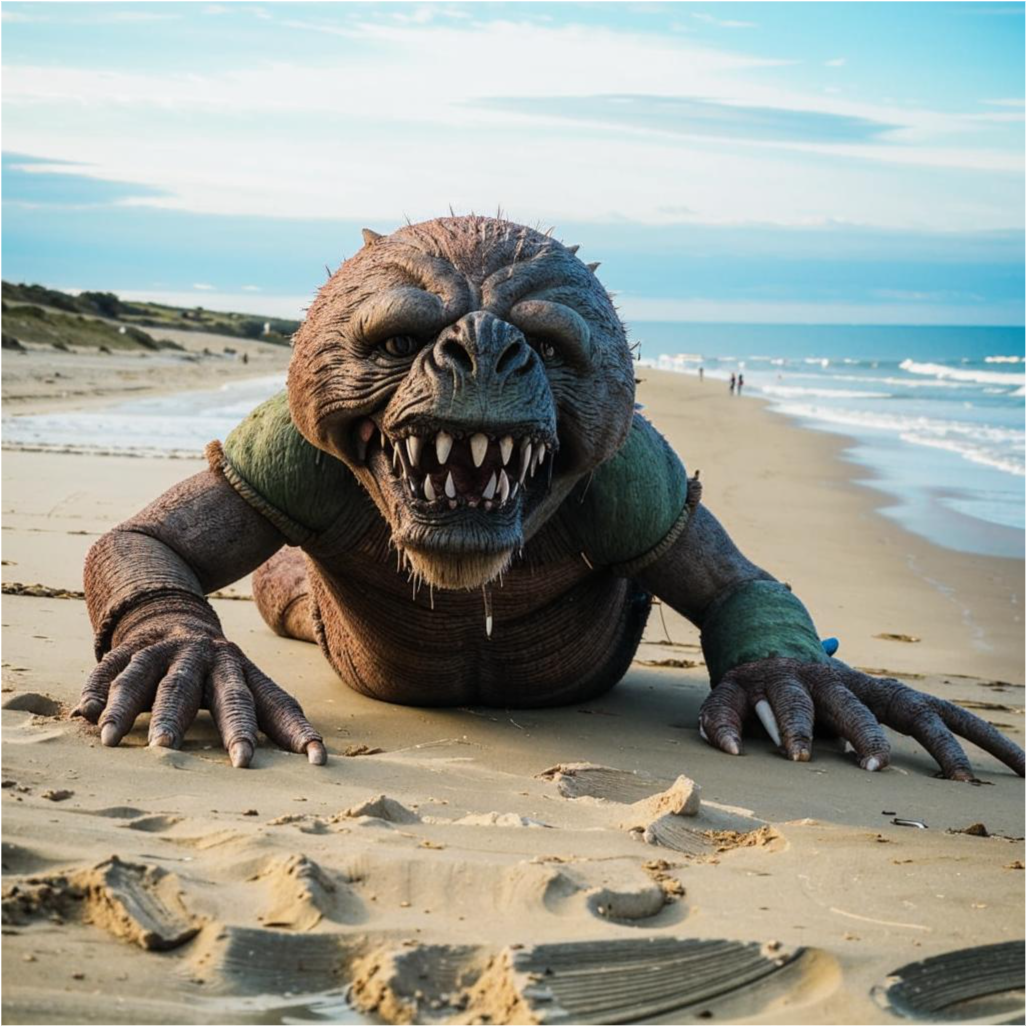 На побережье Нью-Джерси выкинуло Монтокского монстра