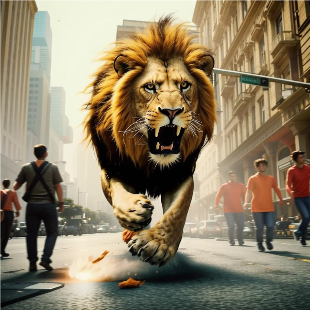 В Пакистане лев сбежал от хозяина и напал на прохожих