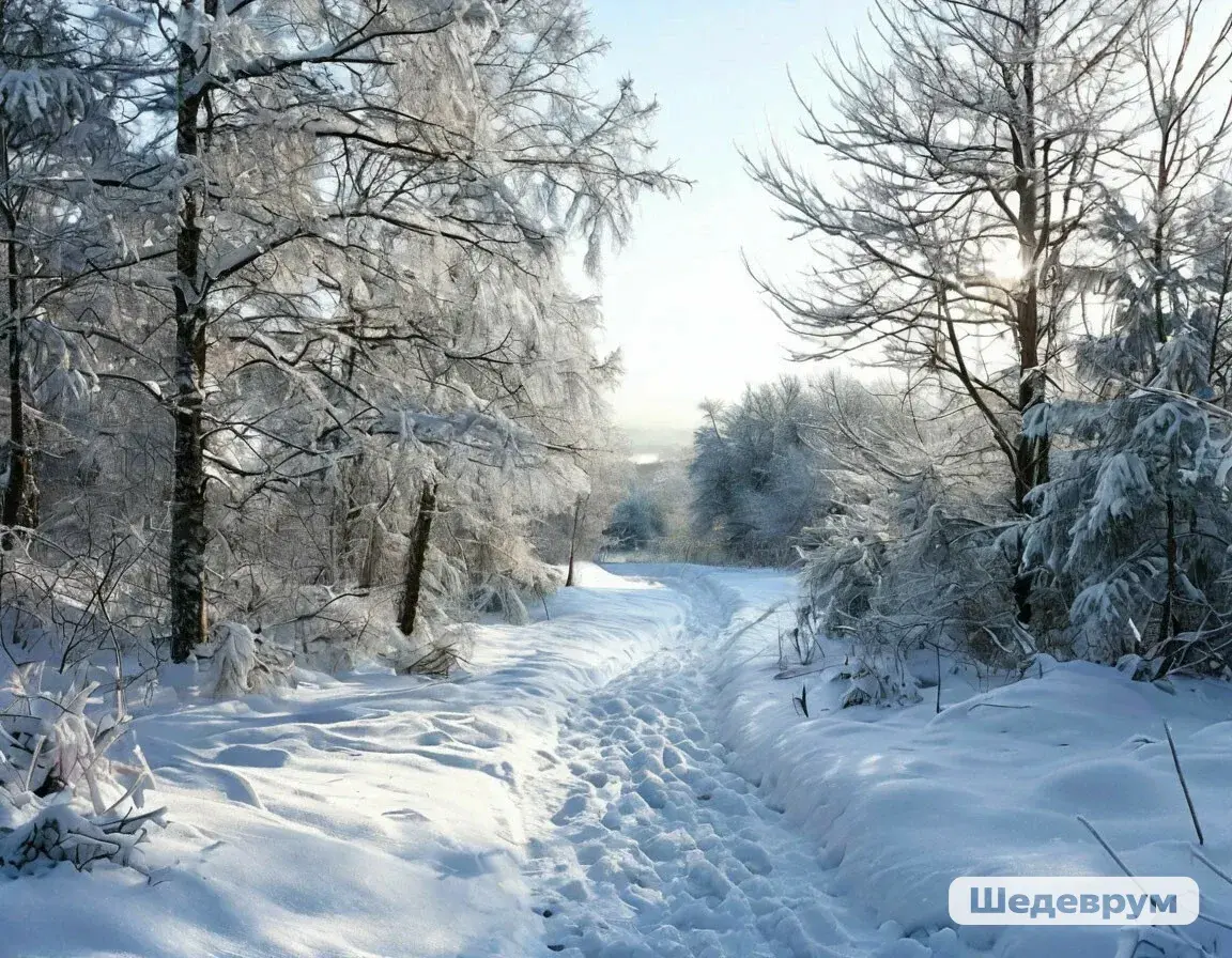 Белый, белый, белый снег...Белая зима. Январь
