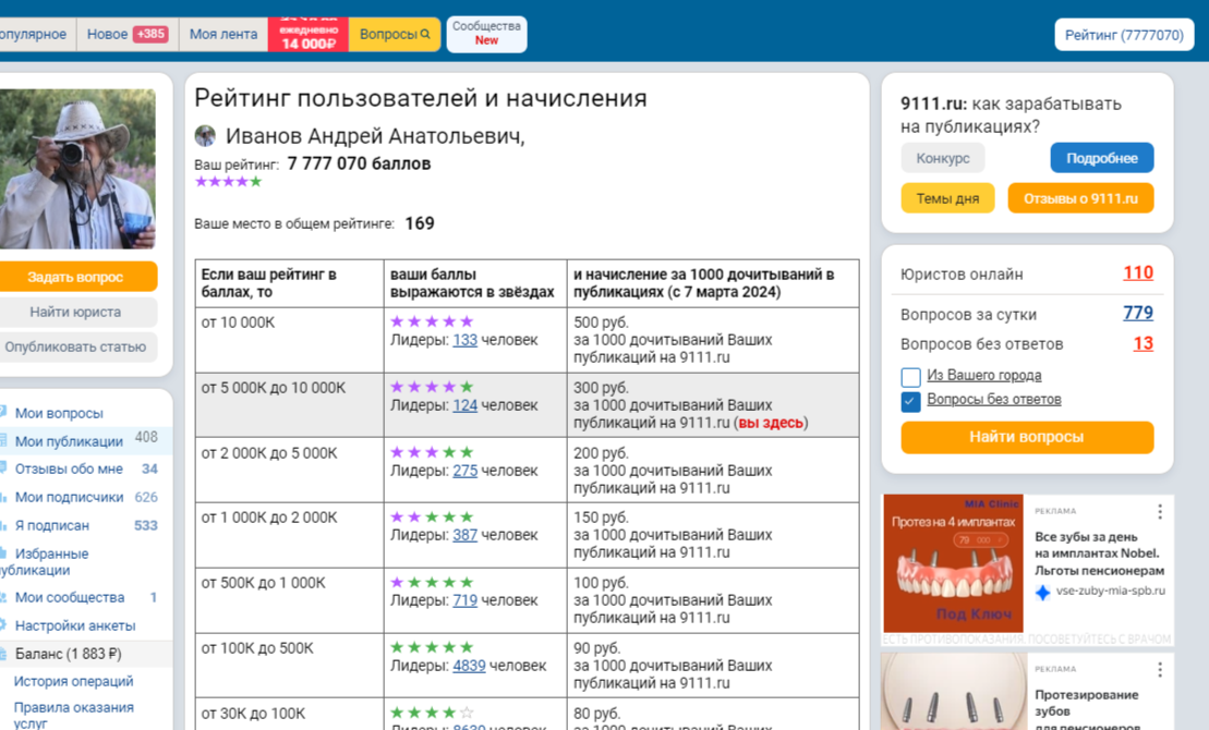 Ускользающая удача.