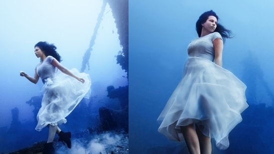 Побит мировой рекорд по самой глубокой подводной фотосессии!