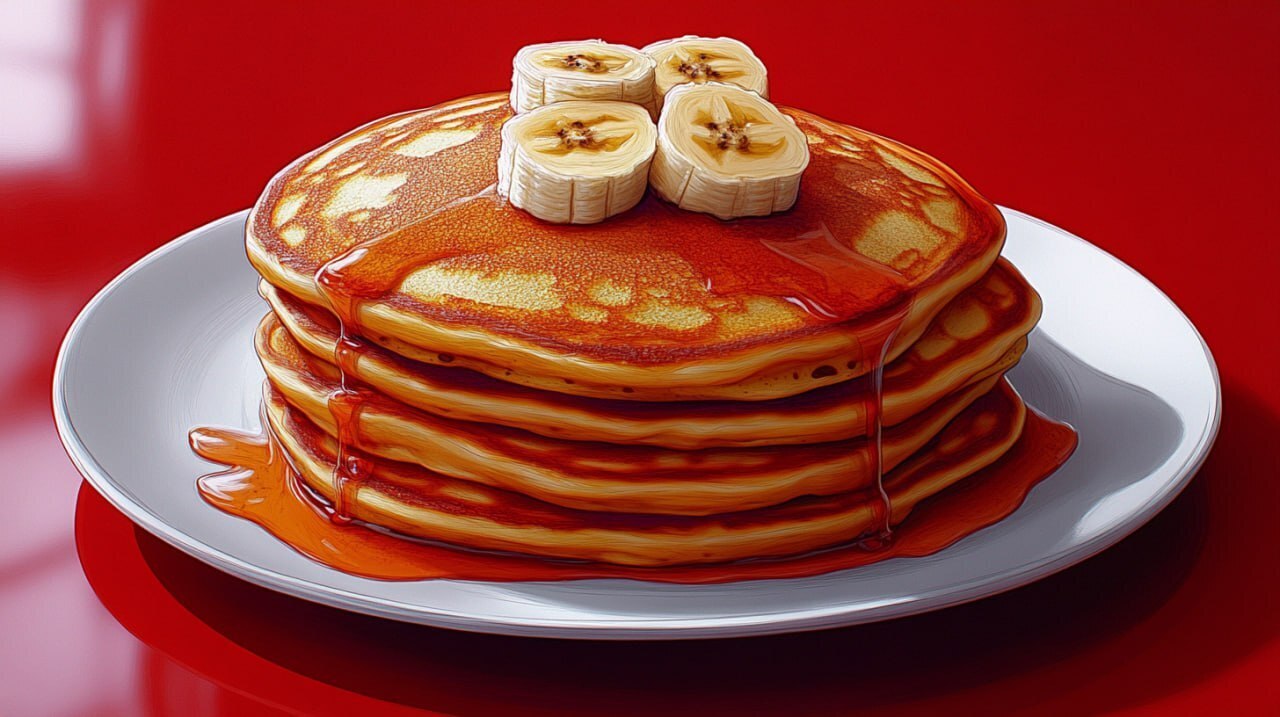 Полезные банановые оладьи