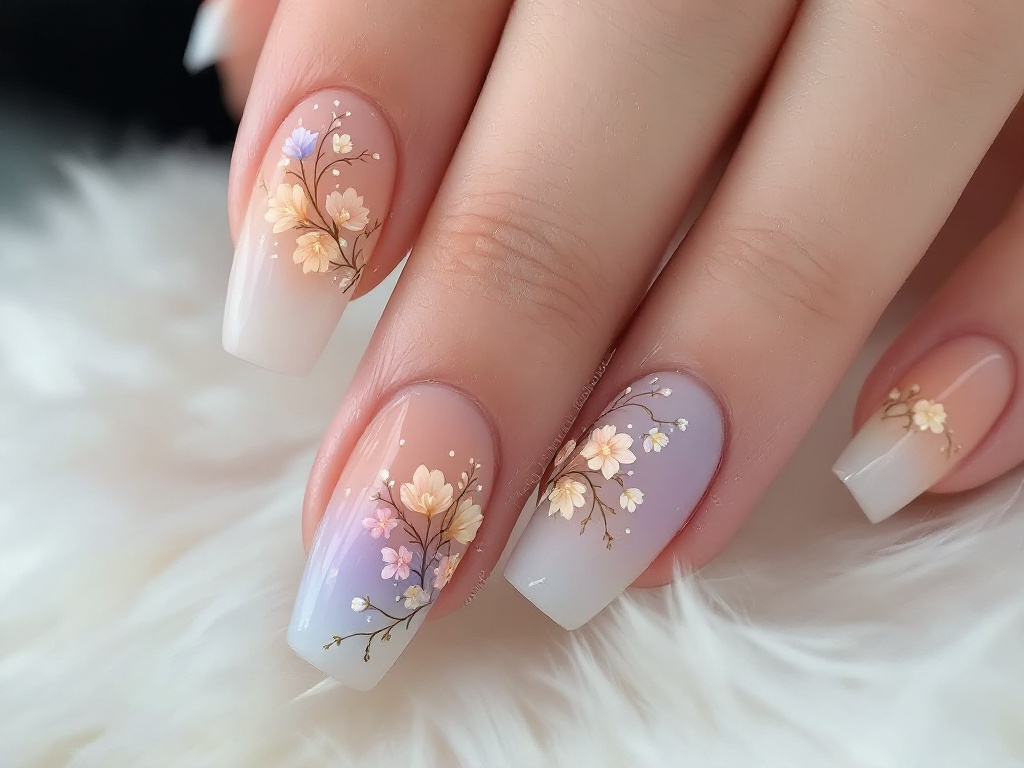 Маникюр с цветами (часть 1)
