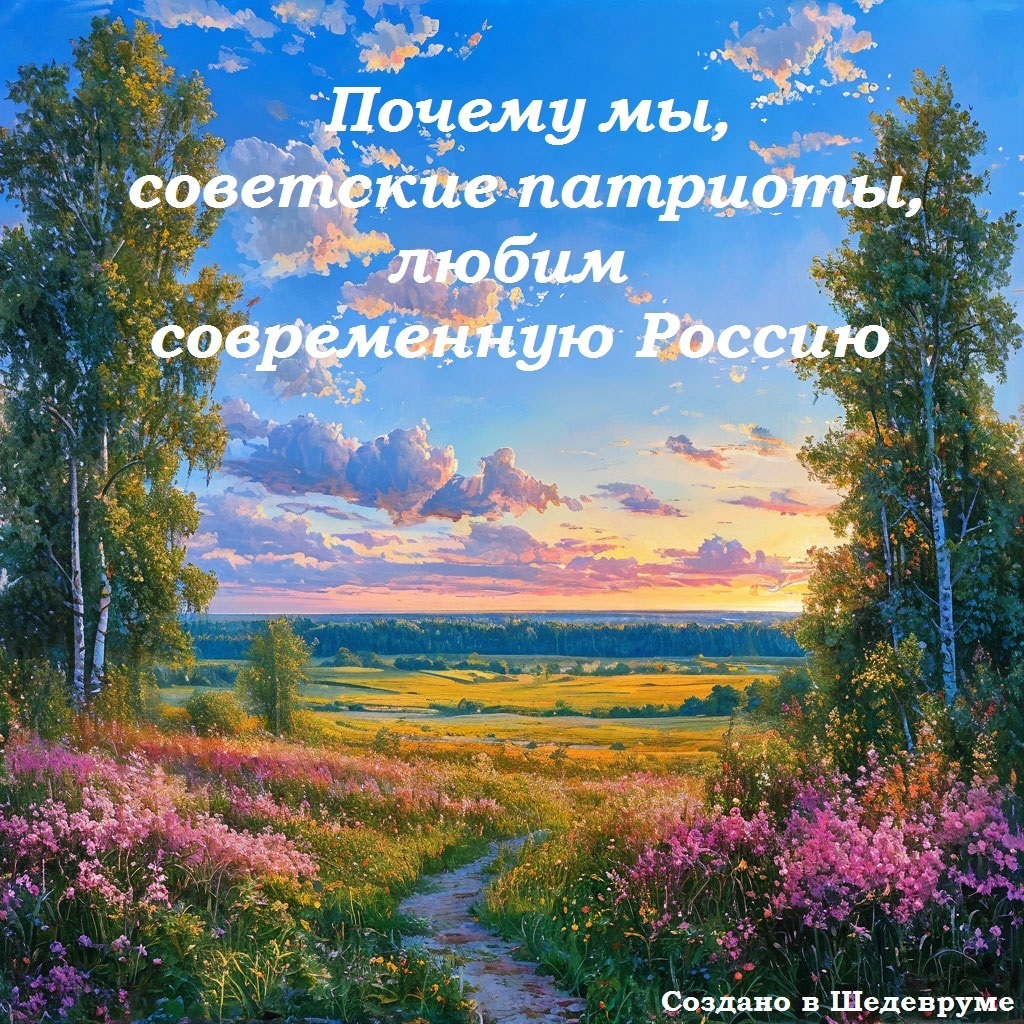 Почему мы, советские патриоты, любим современную Россию