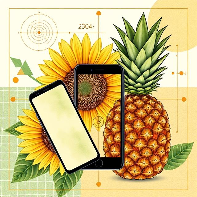 Что общего у подсолнуха, ананаса и вашего смартфона? Удивительная сила математических пропорций! Интересные факты