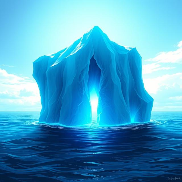 Почему айсберги светятся голубым? Оптические эффекты замерзшей воды. Интересные факты. Оптический эффект