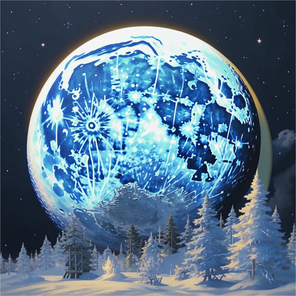 Снежная Луна: Магия Зимнего Неба и Тайны Ночного Светила.