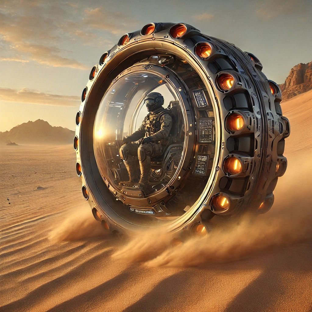 Концепция футуристического моноколеса GyroSphere X