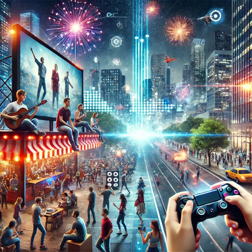 Развлечения и популярная культура: как мы живём в эпоху бесконечного шоу.