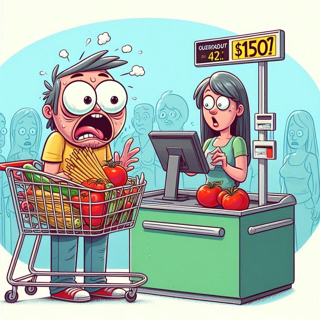 Улыбнитесь! Это ваш чек за продукты. А это точно мой чек? Минимализм в покупках оборачивается максимализмом в чеке. Юмор. Интересные факты.