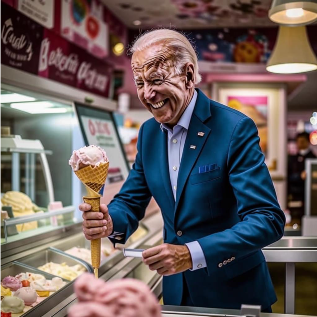 Президент Байден выбирает мороженое: забавная история
