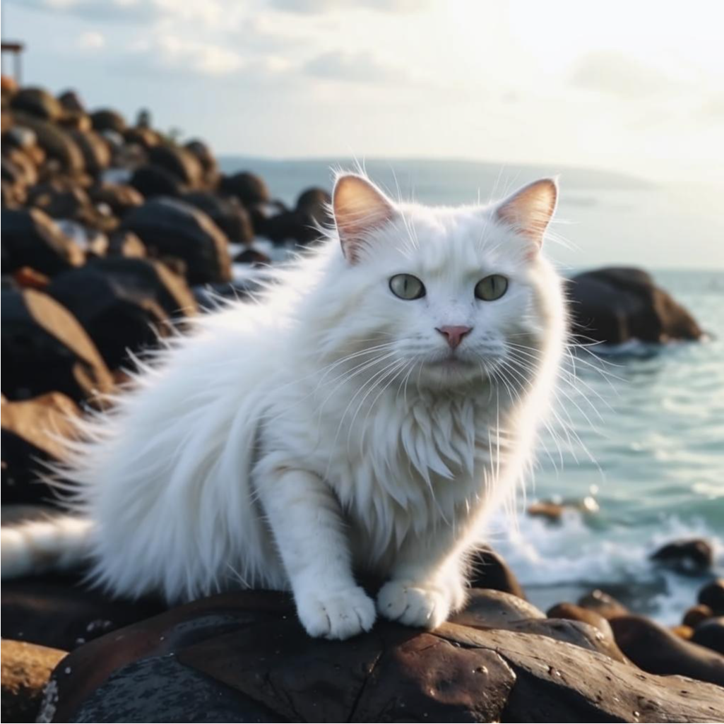 И как таких людей земля носит. В Крыму неизвестный выбросил кошку с обрыва в море