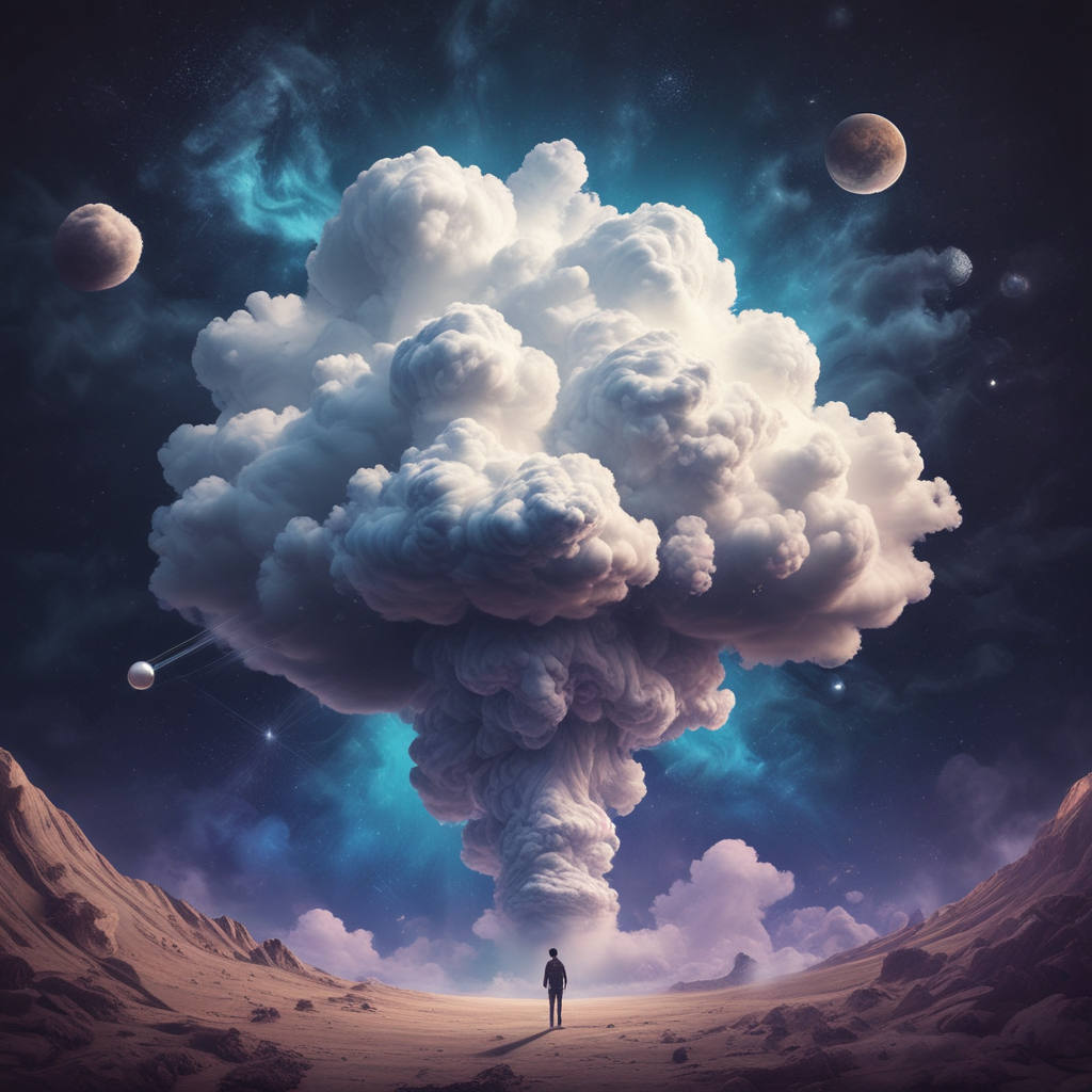 В космосе существует облако, содержащее столько молекул, сколько их на всей Земле