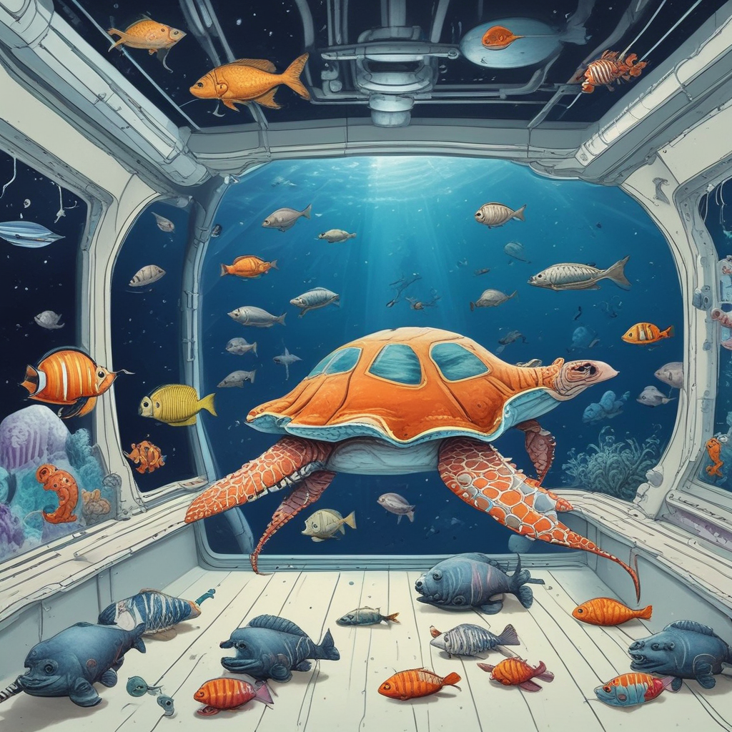 Многие виды морских животных могут жить в условиях нулевой гравитации