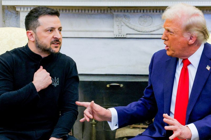 Зеленский устроил перепалку с Трампом и Вэнсом на встрече в Белом доме.Трамп показал ему обратную дорогу!