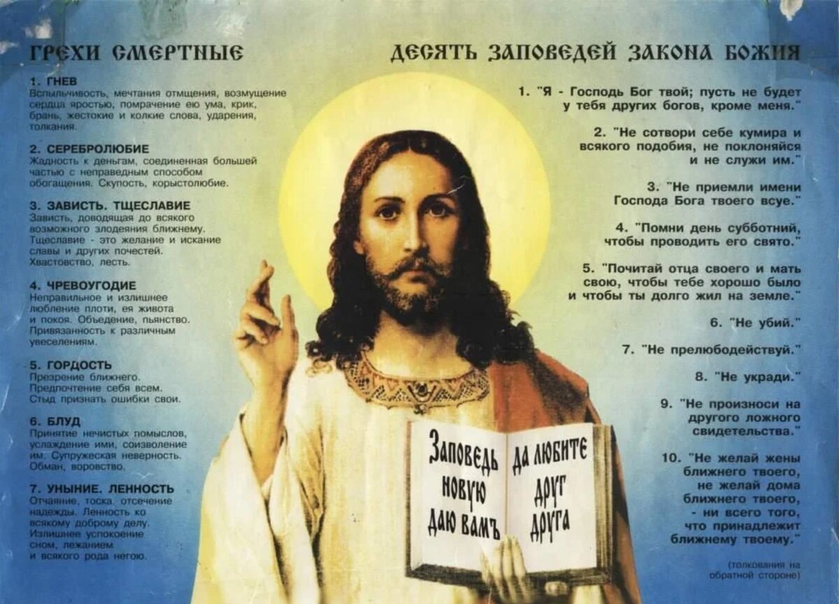 Заповеди Божьи в современном мире