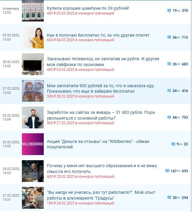 ТОП авторов публикаций - женщин! Праздничный обзор, моя версия.