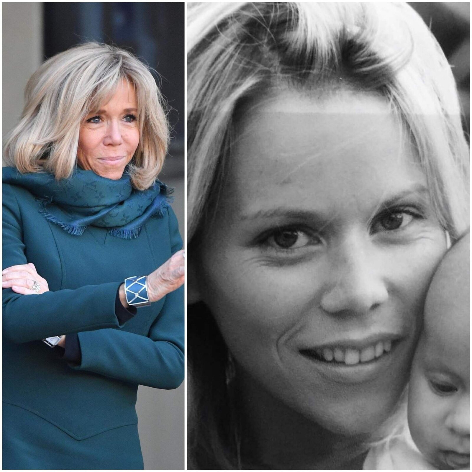 Подборка фотографий: как выглядела Брижит Макрон в молодости и ее путь до первой леди Франции