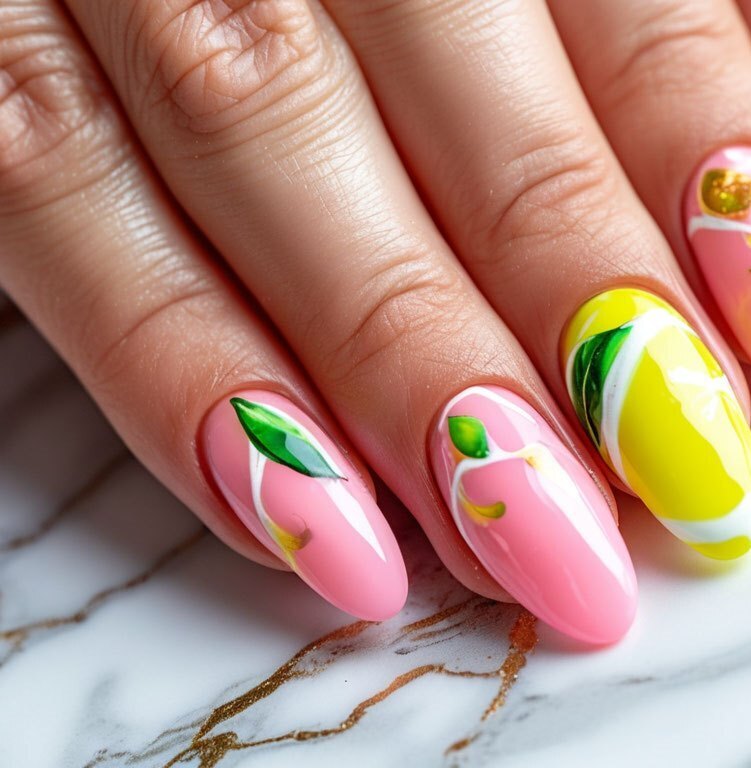 Лимонный маникюр (часть 1)