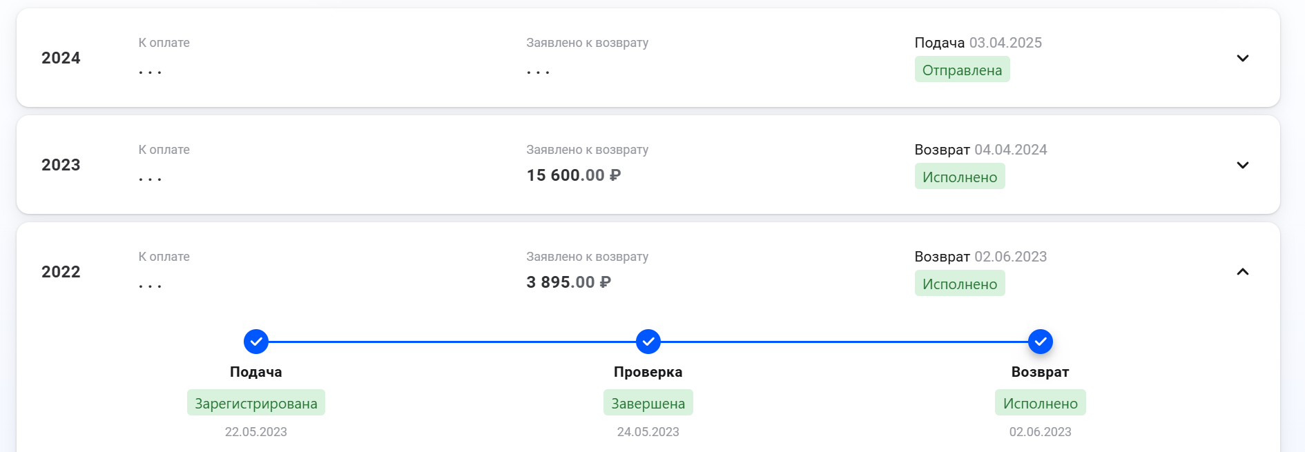 Как оформить налоговый вычет в личном кабинете налогоплательщика