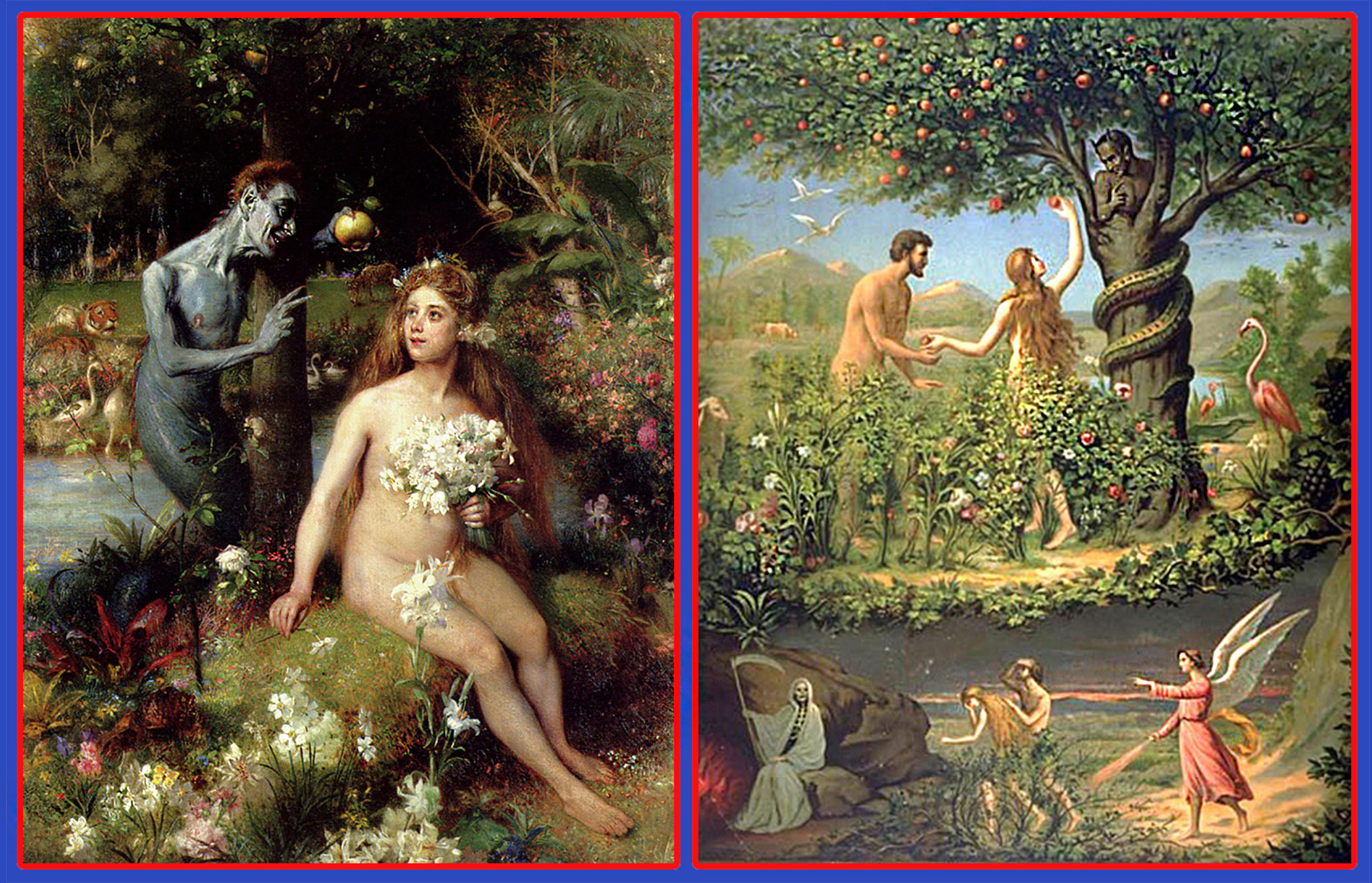 О всё ещё до конца нераскрытых библейских тайнах. Как происходило искушение Змеем первых людей Адама и Евы на самом деле?