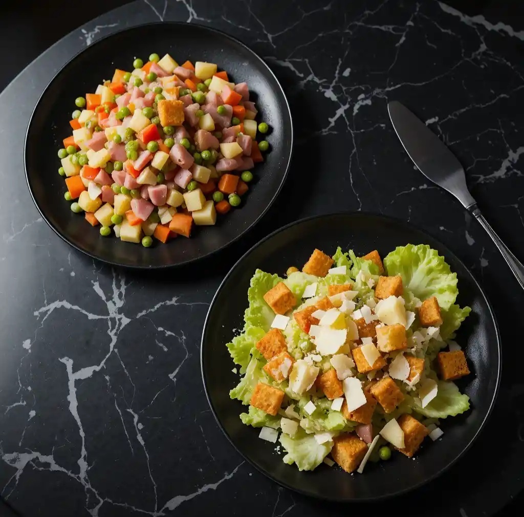 Оливье против Цезаря: салатное побоище.