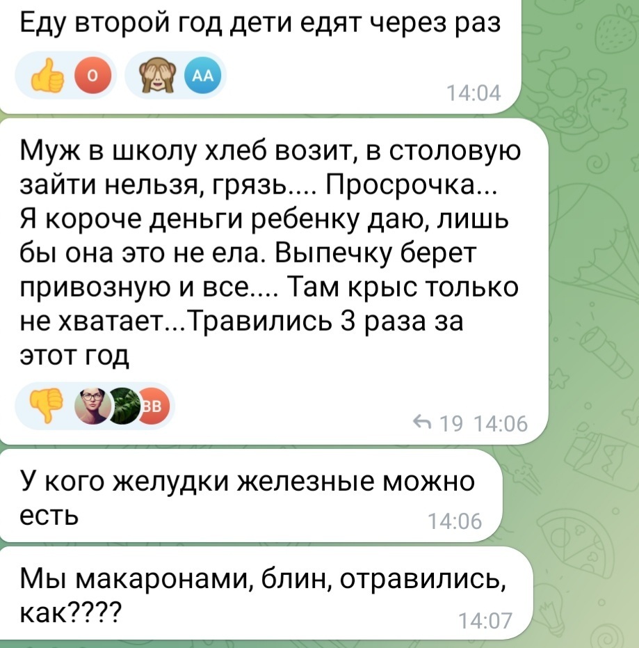 Антисанитария в школьной столовой. Что едят наши дети?